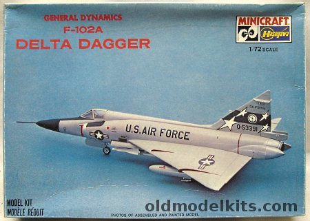 Hasegawa 1/72 General Dynamics F-102A Delta Dagger - California Air National Guard, 1047 plastic model kit